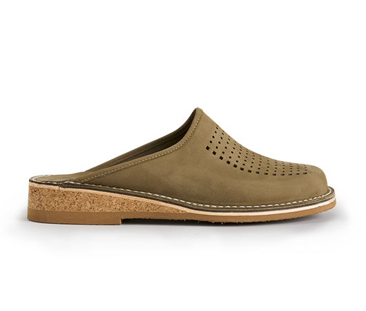 Patrik Nubuck Olivgrön nubuck | Docksta Sko