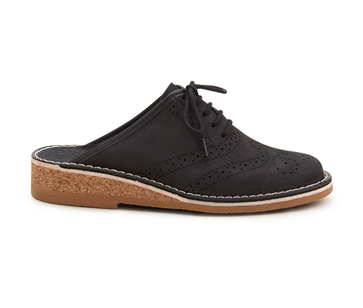 Brogues Svart Nubuck | Docksta Sko